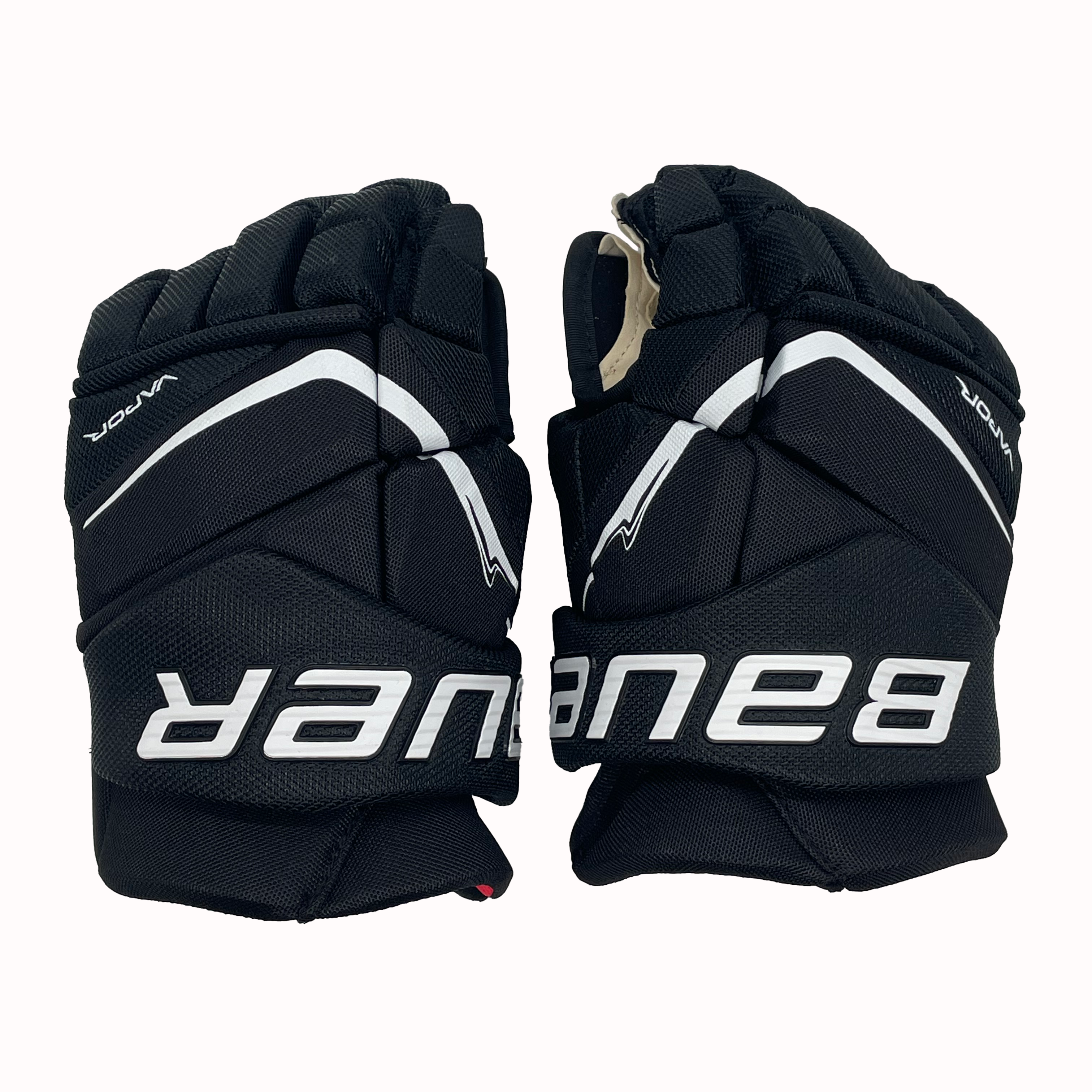 Gants de hockey Bauer Vapor FlyPro – Intermédiaire (noir/blanc)